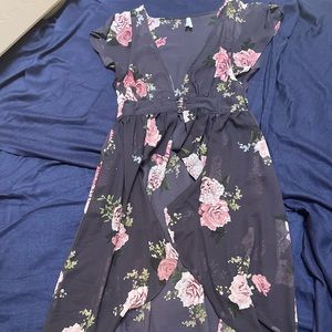 Sheer cover-up blouse